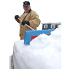 Roof Snow Removal Broom 17 In  W With 48 In  Telescoping Handle Push Snow Off