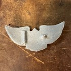 Vintage Harley Davidson Cast Aluminum Belt Buckle Wings Motorcycles 1950s 