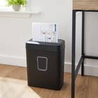 Pen gear 6-sheet Cross-cut Paper credit Card Shredder With 3 7 Gallon Bin  Black