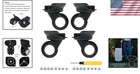 High-quality Luggage Wheels Replacement Pack Of 4 For Travel Suitcase Repairs