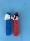 Vintage Walt Disney Goofy   Donald Pez Dispenser Red blue Stem no Feet austria