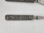 Vtg  Hardanger Konge Tinn  Pewter Handle  Norway Viking  Fork And Knife 