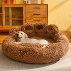 Fluffy Dog Bed Winter Warm Large Pet Products Small Sofa Baskets Pets Kennel Mat