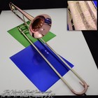 1950 Vintage King H  N  White 2b Liberty Trombone Champagne Lacquer 311672