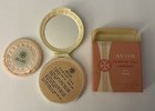 Vintage 1950s Avon Face Powder Compact Unused Mona Lisa Blush Color