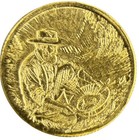 1 100 Oz  9999 Fine Gold Round Gold Prospector In Capsule