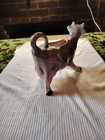 Vintage Purple Porcelain Cow Creamer -davar Japan