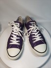 Converse Classic Chuck Taylor Purple Low Top Mens 9  women 11 All Star Sneakers