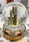 Vintage Bloomingdales New York City Pre 9 11 Twin Towers Animated Snow Globe