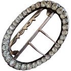 Antique Victorian Sterling Silver Paste Buckle Hal Harold Arthur Lazarus