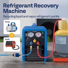 3 4hp Portable Refrigerant Recovery Machine Hvac Ac Tool R1234yf R134a R32 110v