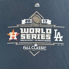 Majestic 2017 World Series Houston Astros Vs La Dodgers T-shirt Mens Large Black