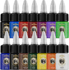 14 Color Tattoo Ink Set 1 2oz 15ml Bottles For Outlining Shading Body Art