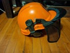 Husqvarna Chainsaw Safety Helmet W  Mesh Shield And Ear Muffs