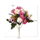 15 Heads Artificial Silk Fake Flowers Bunch Bouquet Wedding Home Party Decor