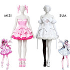 Alien Stage Zombie Stage Mizi Sua Cosplay Costume White Dress Adult Women