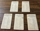 1889 N187 Wm  Kimball   Co  Cigarettes Fancy Bathers -lot Of 5ea  Gd-vg