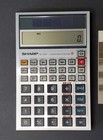Nice Vintage Sharp El-525 Solar Cell Scientific Calculator W  Manual Works 