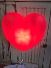 Blow Mold Valentines Day Giant Red Heart Union Products Lighted 19    Inches
