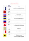Marine International Signal Sets 40 Flag Ship Genius Nautical Maritime Mix Size