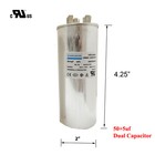 50 5 Mfd Cbb65b Dual Run Round Capacitor Motor Run Capacitor For Condenser Cool