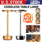 Cordless Led Touch Sensor Table Lamp Rechargeable Dimmable Bar Desk Night Light