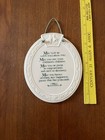 Porcelain  irish Blessing  Plaque 5 by7  Purchased In Ireland