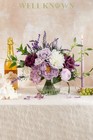 Artificial Flowers In Vase For Home Decor  Fake Lavender   Silk Peony Flower    