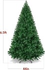Best Choice Products Artificial Christmas Tree  6ft Premium Unlit Hinged Design 