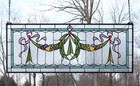 36  X 14  Handcrafted Stained Glass Panel Hanging Window Panel Hf45
