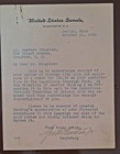 14 Signed Letters From Senators  Governors   Judges From 1919  1920s   1930s
