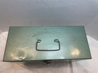 Vintage Storage Box Excelsior Personal Metal Steel Case Cabinet Green No Key