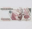Uncirculated Banco De Mexico 100000 Pesos Banknote 1988 Tb778258