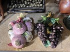 Vintage Italian Hand Painted Matte Glazed Ceramic Vegetable Bundles