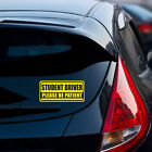 Student Driver Sticker Decal Warning Vinyl Caution Teen Driver Student School 2x