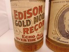 6 Lot Empty 1900 s Edison Phonograph Cylinder Tubes Gold Mould Amberol Columbia