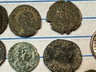 Lot Of 10 Roman Bronze Coins Constantinian Gloria Fel Temp Reparatio 4th C Nummi