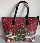 Disney Dooney   Bourke 2019 Mickey   Friends Yuletide Holiday Christmas Tote