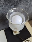 Accent Lamp  Vintage  Marble Base  Candelabra Style  Frosted Globe  Gold Color