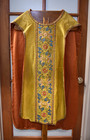   Antique Embroidered Gold Fiddleback Vestment   44      v379 