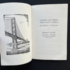1937 Golden Gate Bridge Dedication Address Booklet Crissy Field San Francisco Ca