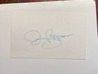 Jim Palmer Signed Autographed Index Card - Hof Jsa Soa