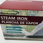 Brentwood Mpi-53 Steam Iron 1000w Non-stick Soleplate White  New