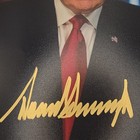 Donald Trump Us President Autographed Photograph W  Authentication Gold Ink 