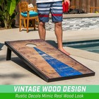 Gosports 4 x2  Cornhole Set With Steel Frame Decals   Includes 8 Bags And Case