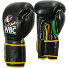 Title Boxing Wbc Hook And Loop Bag Gloves - Black green