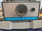 Vintage Polaroid Automatic 210 Land Camera W  Leather Case   Flashbulbs