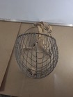 Vtg Equestrian Tack Grazing Muzzle Wire Horse Nose Basket Rustic Western Decor
