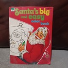 Vintage Find   1977 Whitman  1086 Santa s Big   Easy Christmas Coloring  Book  