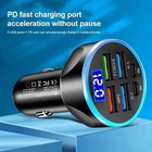 4 Usb 6 Ports Super Fast Car Charger Adapter For Iphone Samsung Android Phone